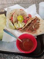 Tacos De Chicharron and Carnitas